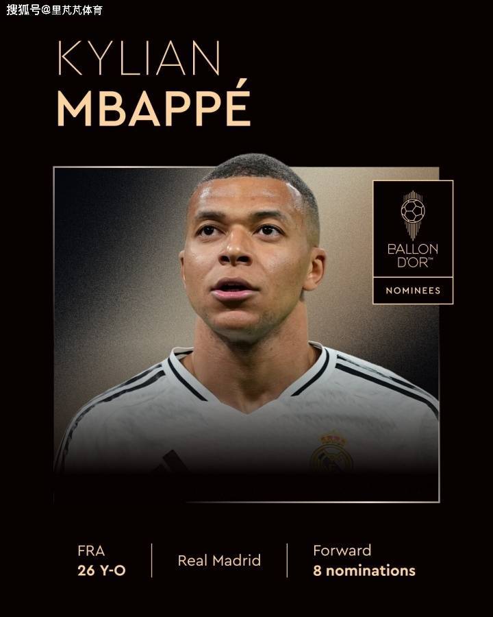 第8次金球奖陪跑之旅：26岁的姆巴佩，何时才能踏上个人成就之巅